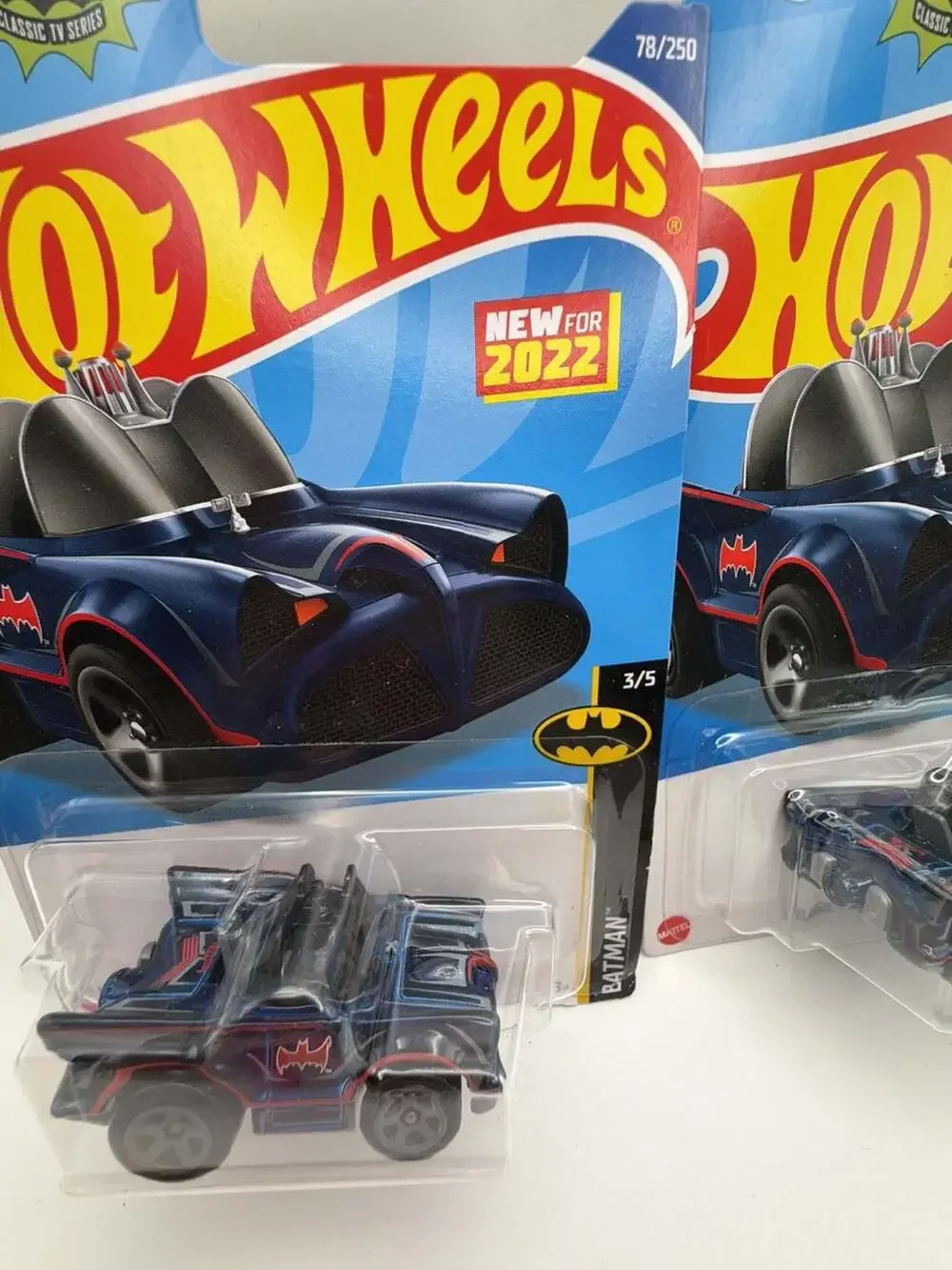Hot Wheels Classic TV Series Batmobile Tooned Batman 78/250 3/5 2022